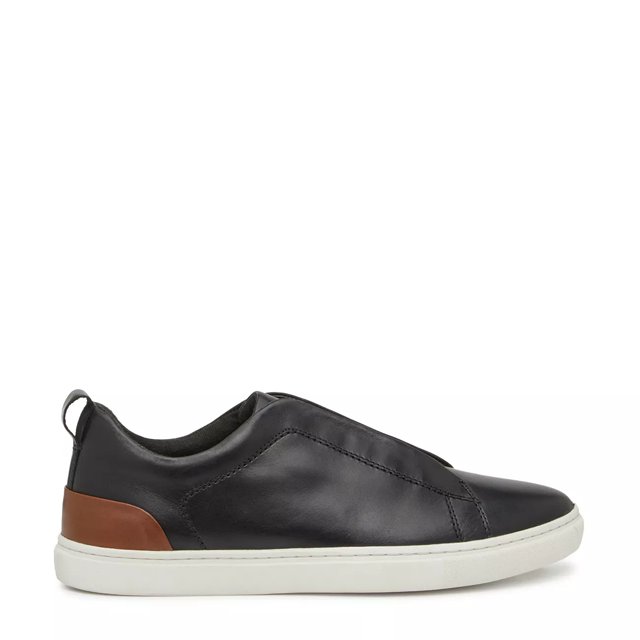 Black vince slip ons on sale