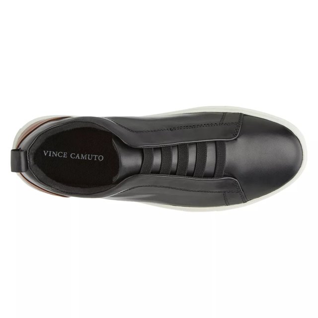 Black vince slip ons top