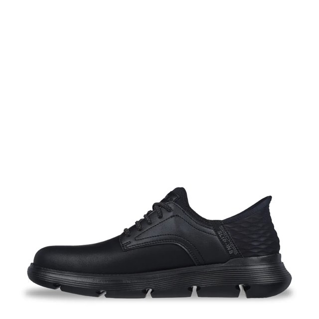 スニーカー SKECHERS Men's Gervin Bungee Slip-In Leather Shoes Skechers | Mens Slip Ins Garza Gervin | Tootsies Shoe Market