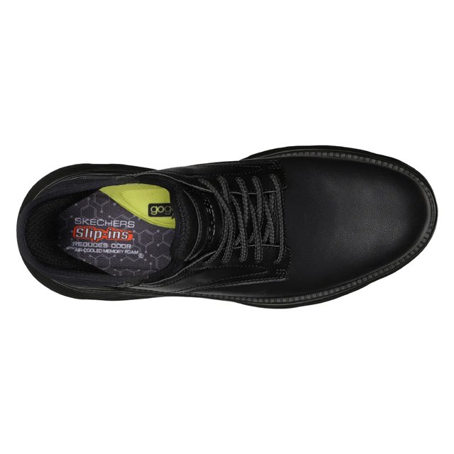 Skechers Men's Garza - Gervin Wide Width Leather Slip Ins