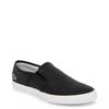 Lacoste black on sale slip ons