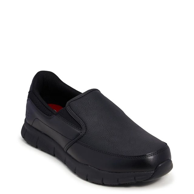 Skechers Men s Nampa Groton SR Wide Width Slip On Sneaker The