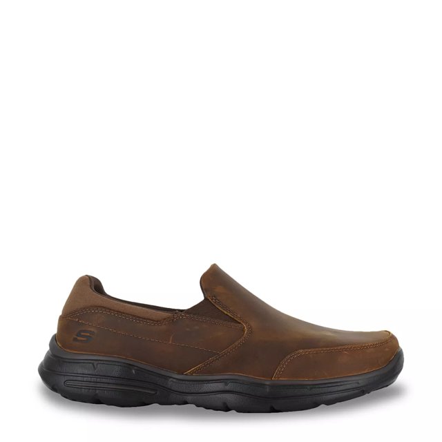 Skechers relaxed fit glides calculous slip on clearance