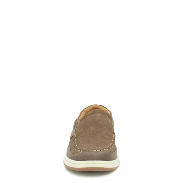 Mens leather slip on boat best sale shoes