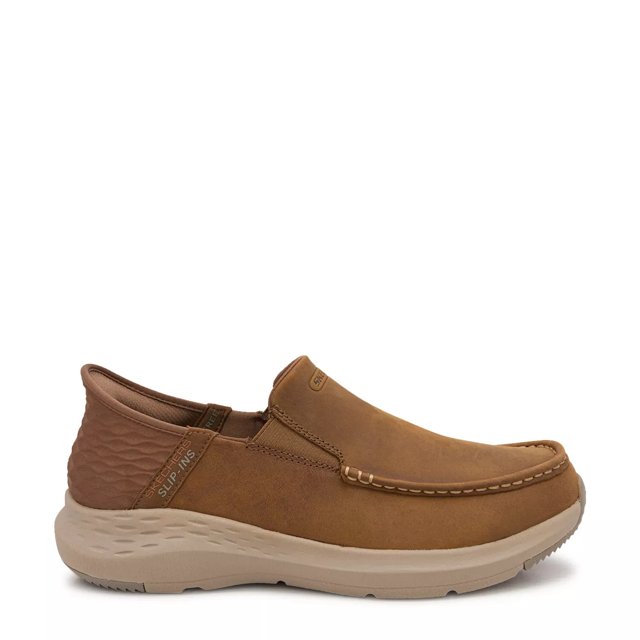 Mens skechers wide fit slip ons discount