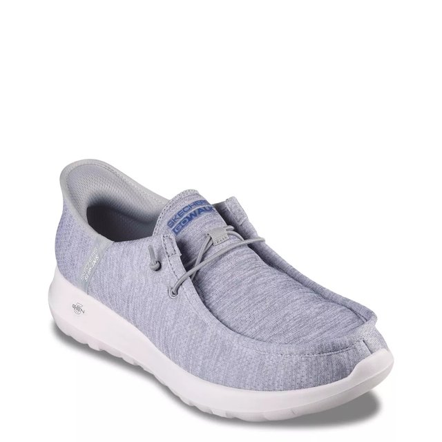 Skechers Men s Hands Free Slip ins GO WALK Max Free Hands Wide Width Moc Toe Slip On in Grey Size 12 Extra Wide