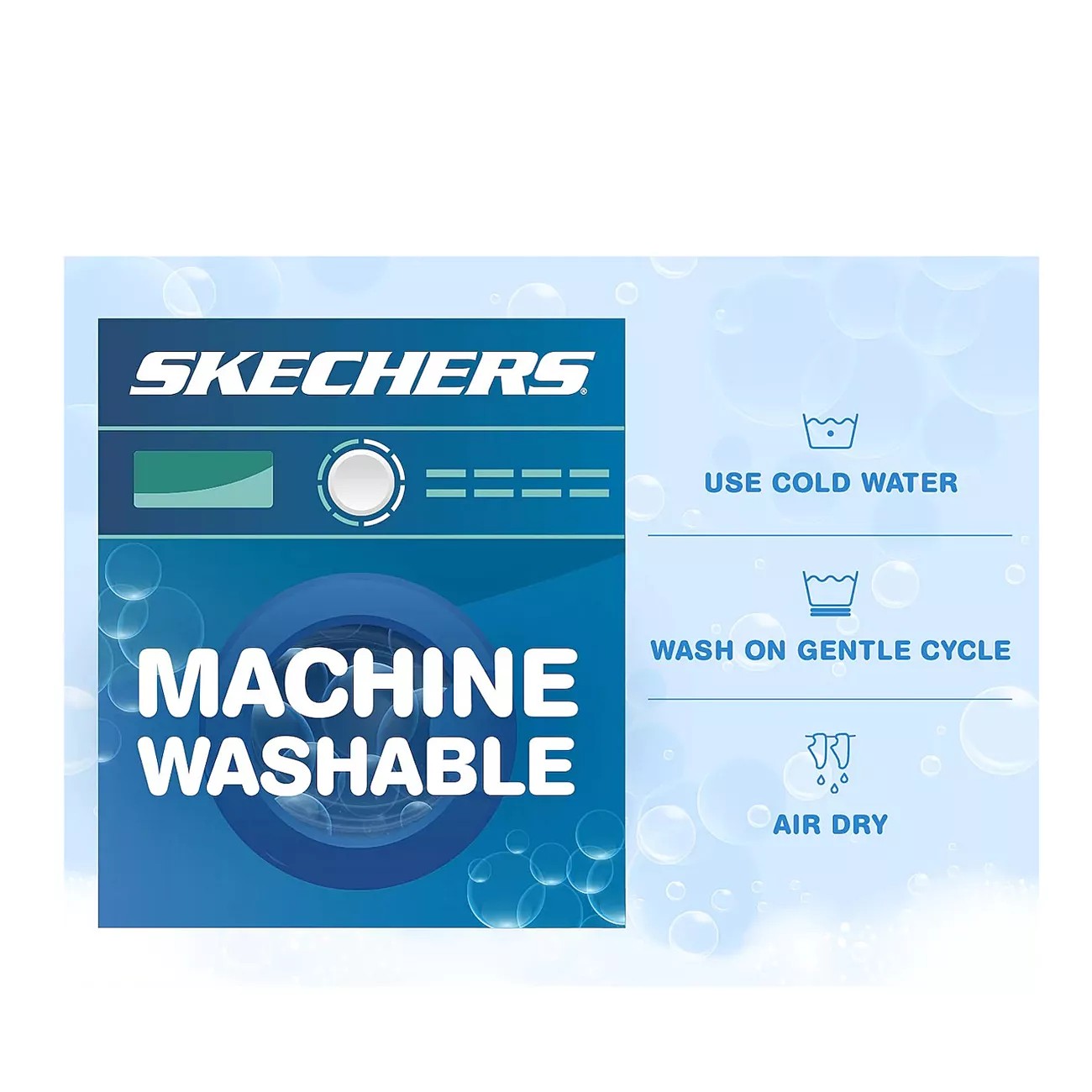 skechers machine washable