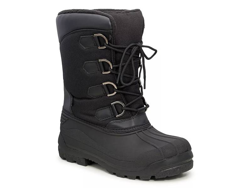 Elements Men's Pac Waterproof Ice Grip Clip Winter Boot