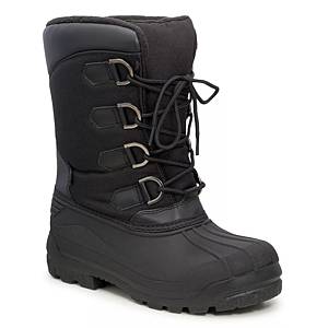 Snow Boots for Men, Snow-man Genuine Leather Water Proof Boots