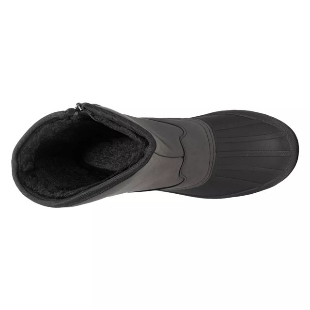 Mens snow boots with side zipper store