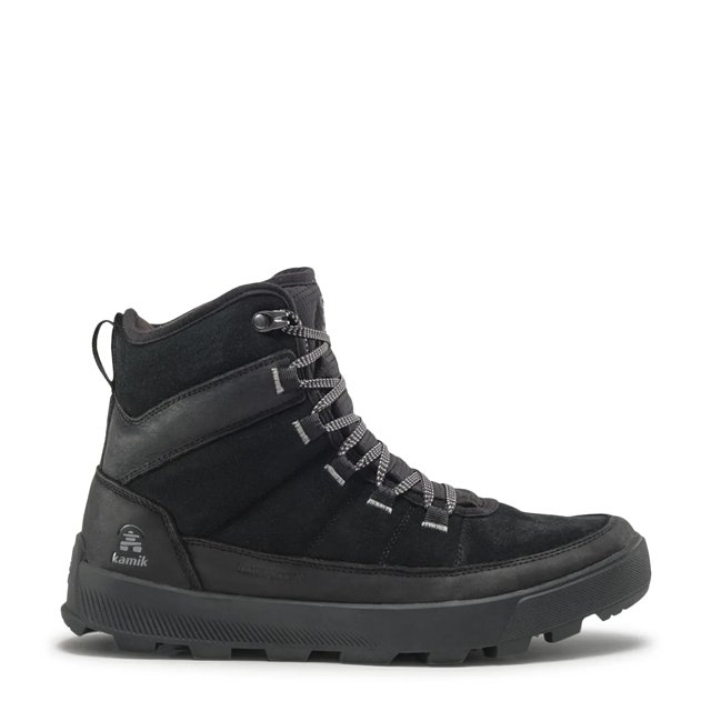 Kamik Men s Waterproof Atwater Winter Boot in Black Size 10 Medium