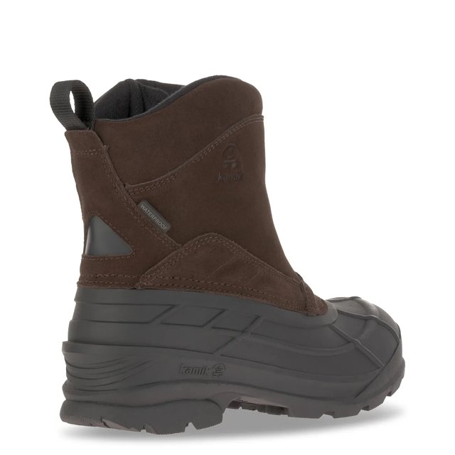 Insulated mens boots wide width top