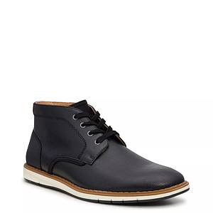 Brown leather chukka boots