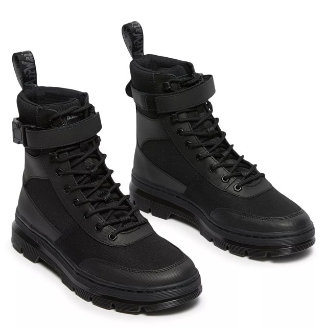 Dr. Martens Black Combs Tech Casual Boots