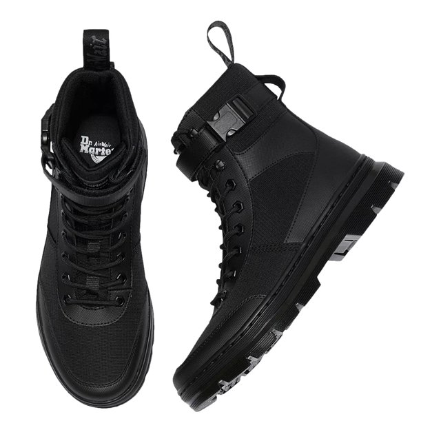 Dr martens combs tech tie boots in black sale