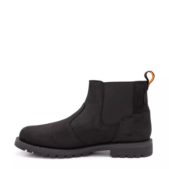 Black chelsea timberland boots hot sale