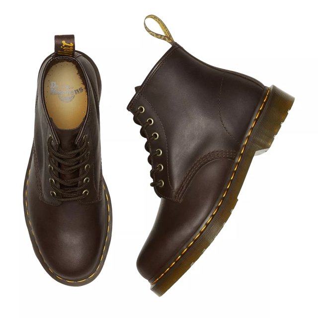 Dr. Martens Men s 101 Crazy Horse Leather Combat Boot The Shoe Company