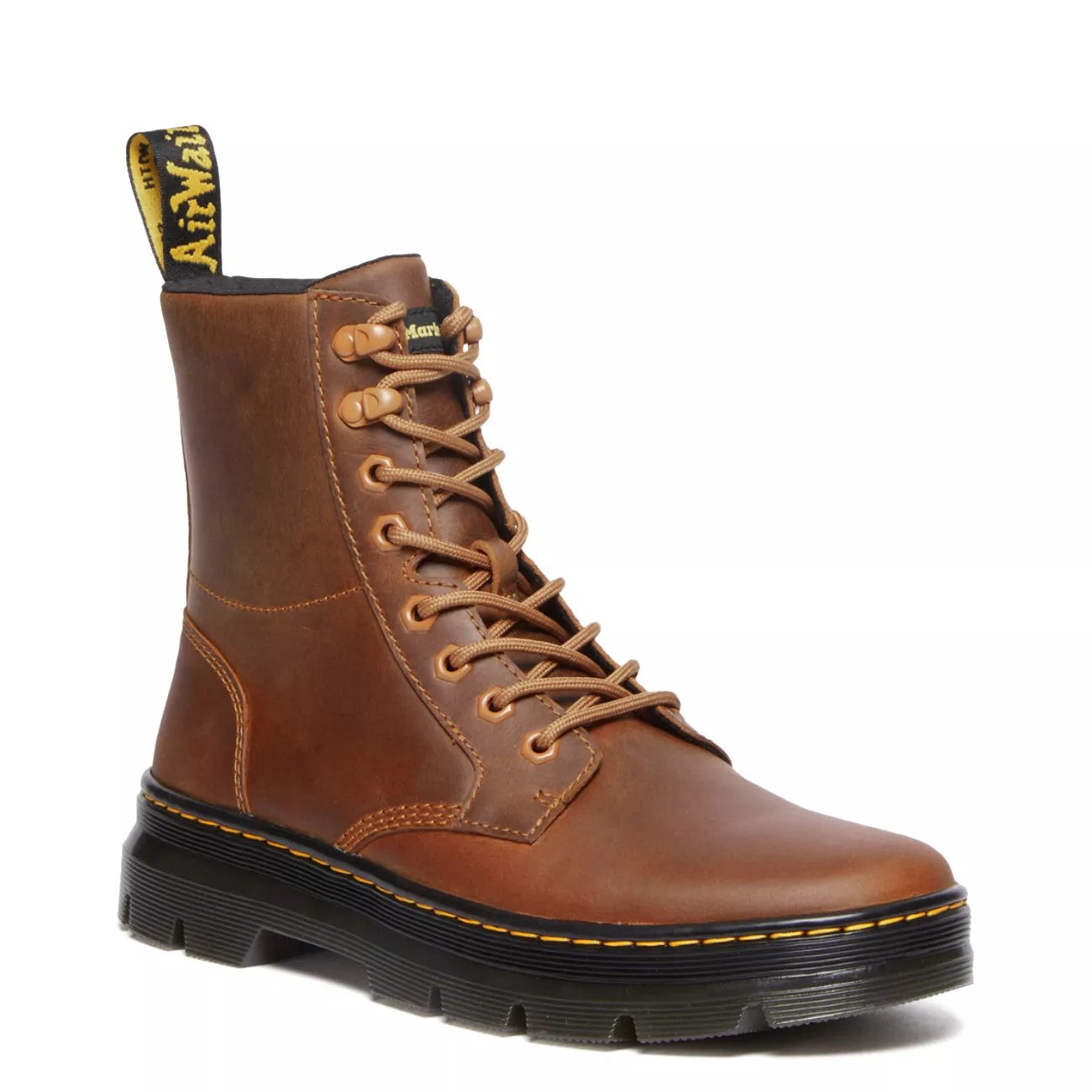 UK Sizing Men's Combs Pull Up Combat Boot