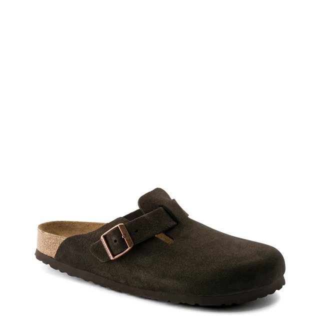 Birkenstock Boston Soft Footbed Suede Mocha