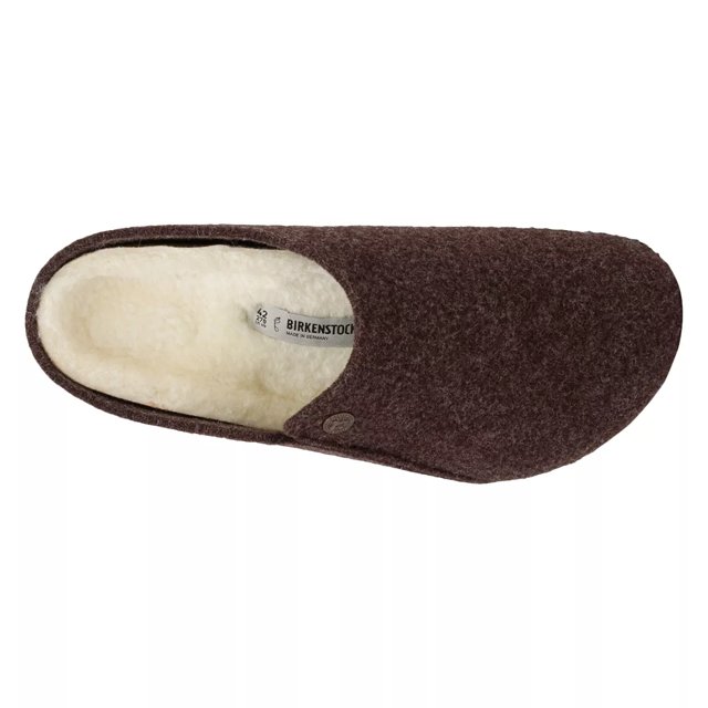 Birkenstock top sheepskin slippers