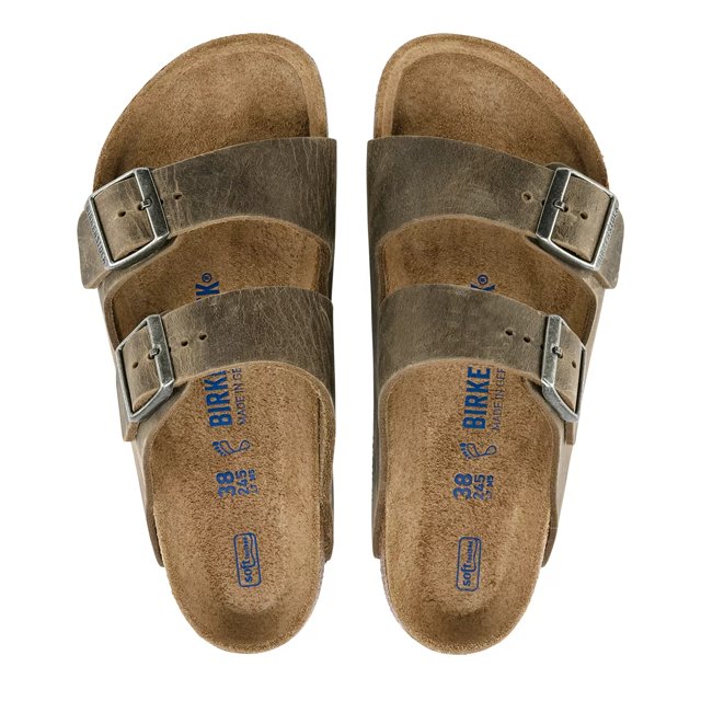 Birkenstock Men s Arizona Soft Footbed Slide Sandal The Shoe Company