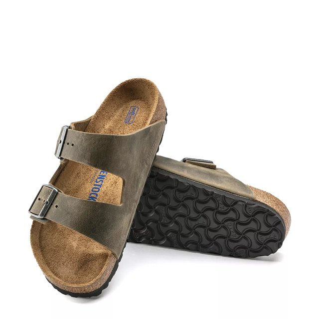 Birkenstock Men s Arizona Soft Footbed Slide Sandal DSW Canada