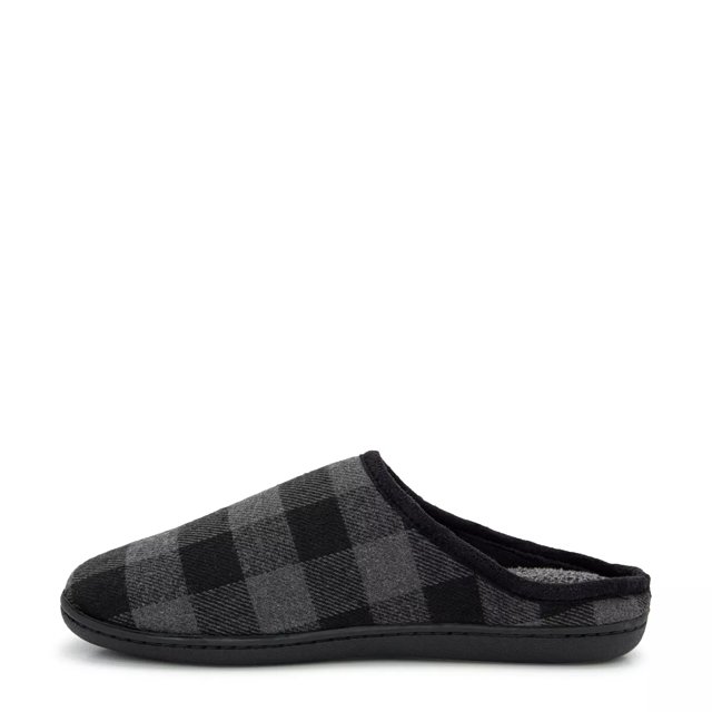 Isotoner Buffalo Check Hoodback Slipper
