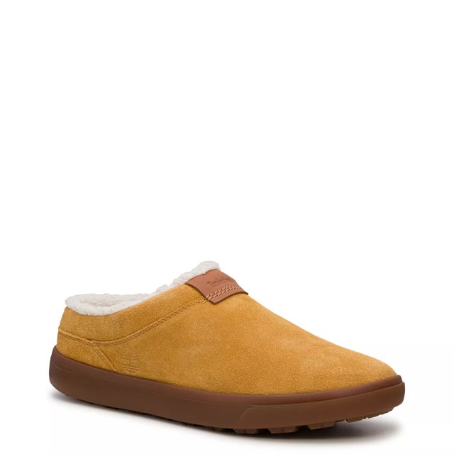 Plush timberland shop slippers