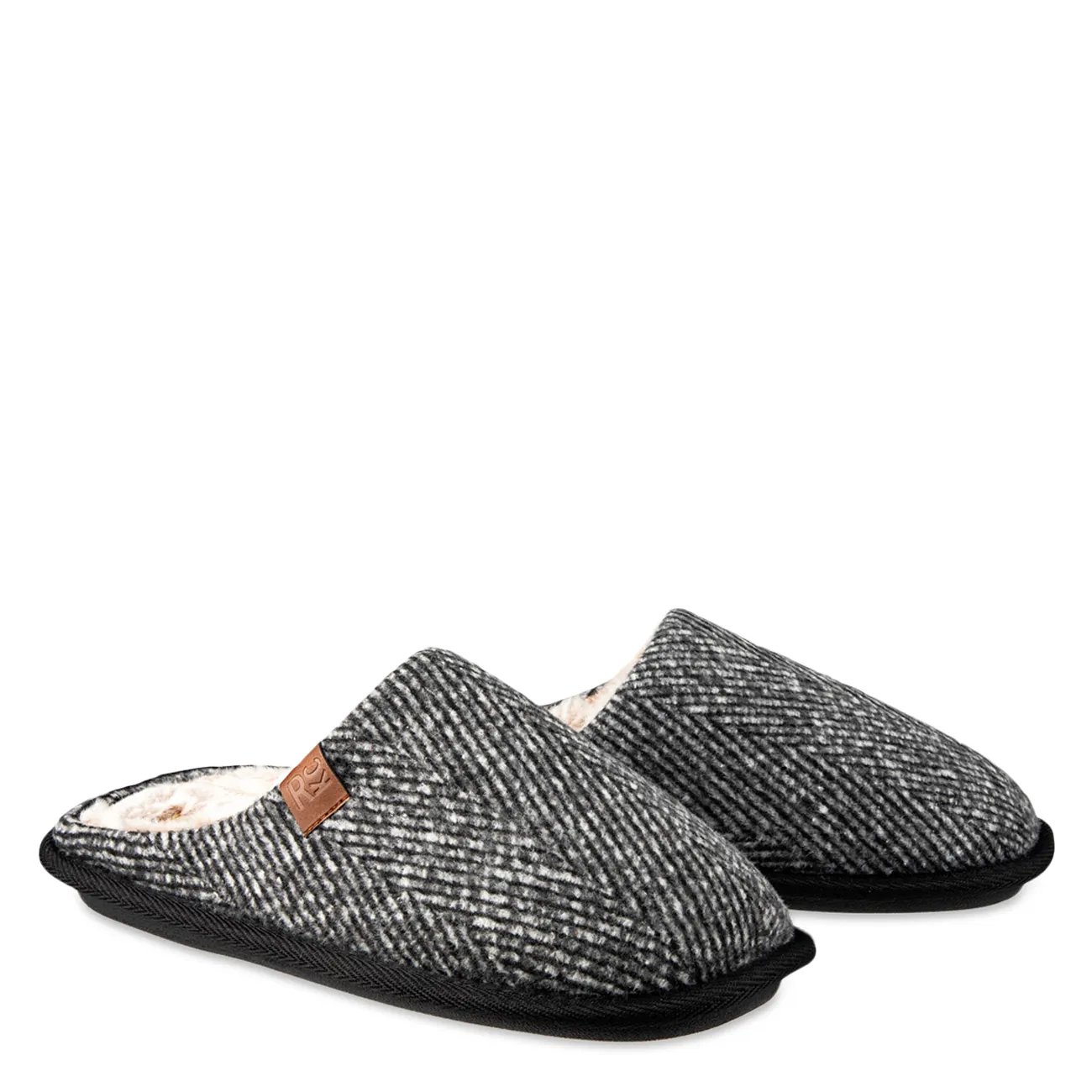 Mens' Herringbone Flannel Slipper