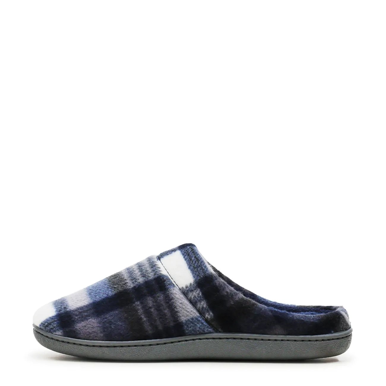Men's Plaid Hoodback Slipper