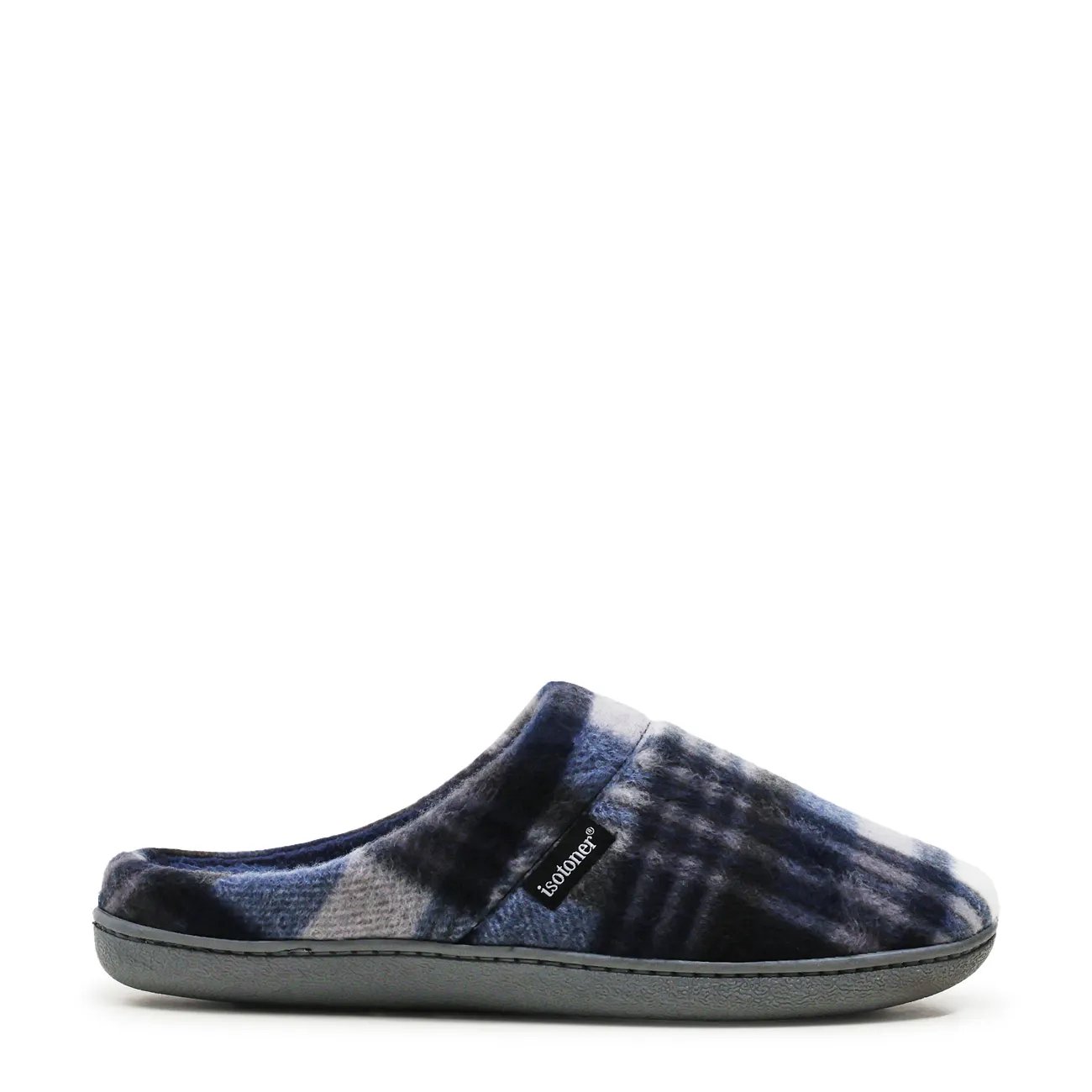 Men's Plaid Hoodback Slipper