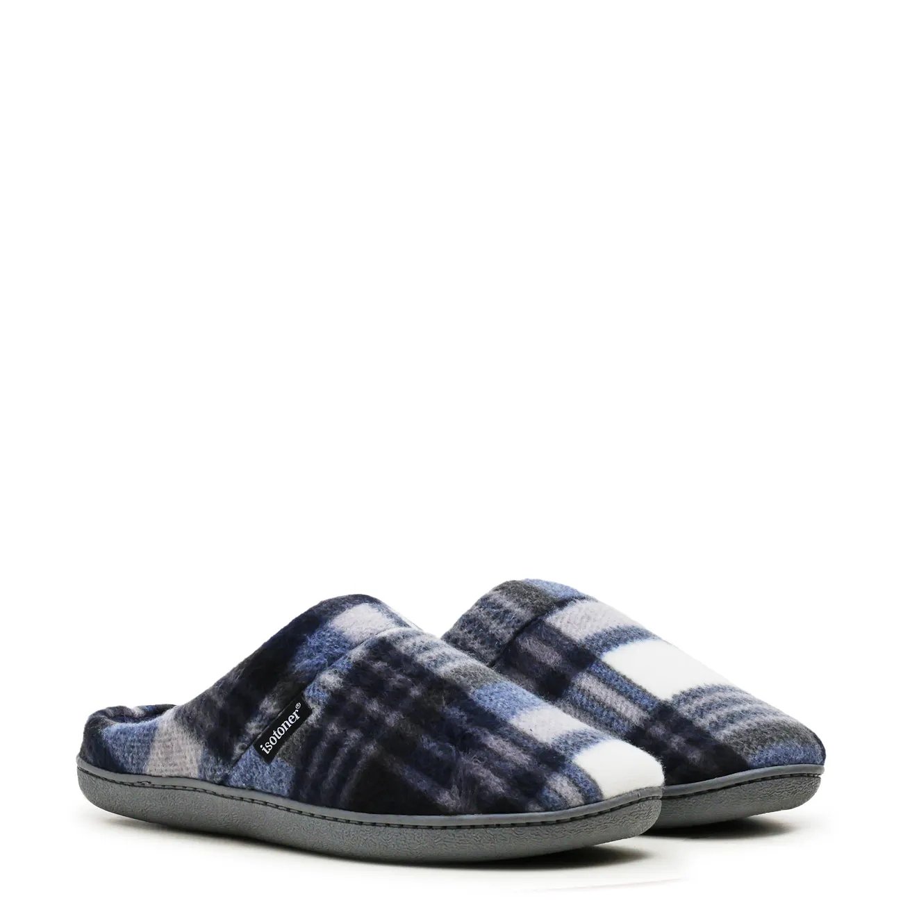 Men's Plaid Hoodback Slipper