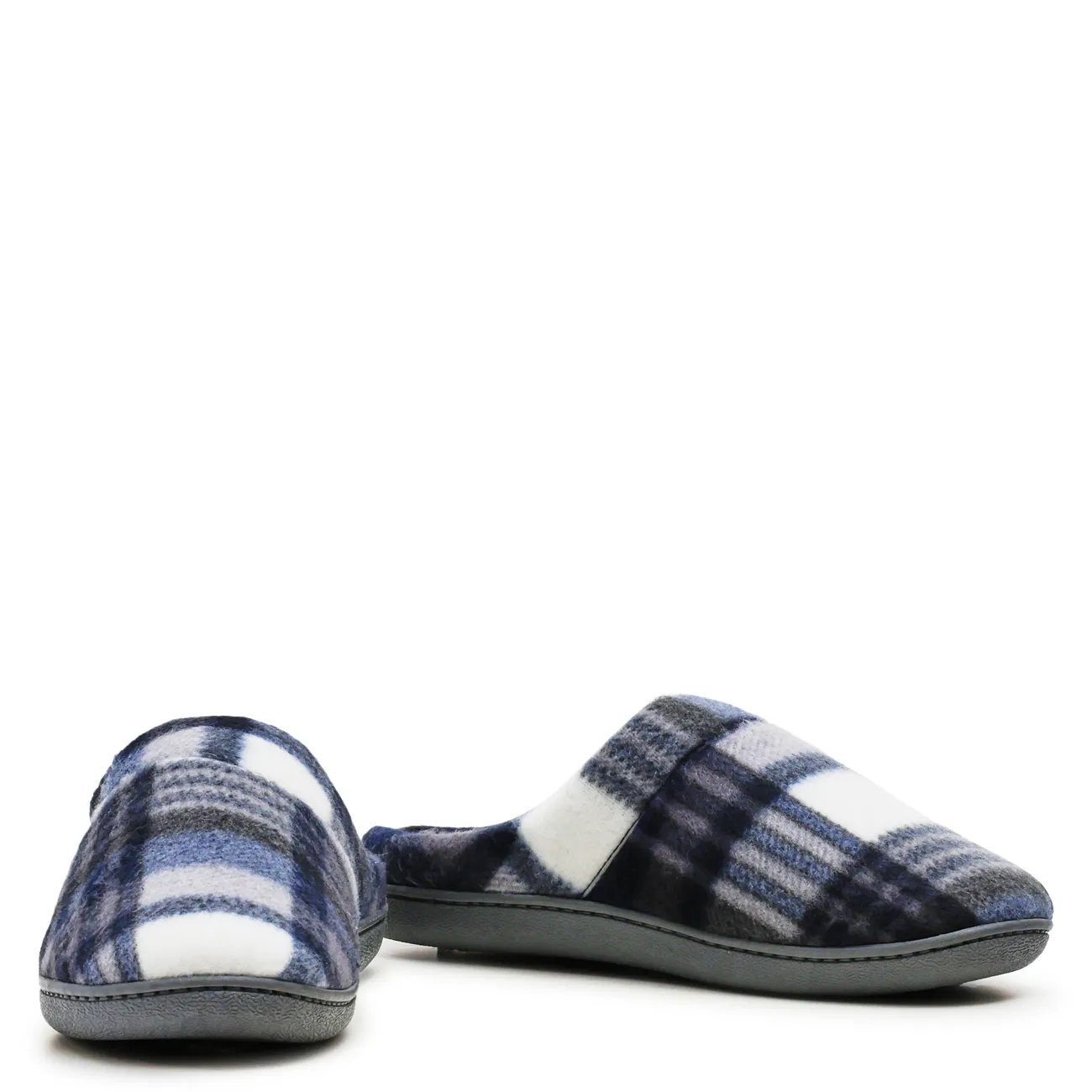Men's Plaid Hoodback Slipper