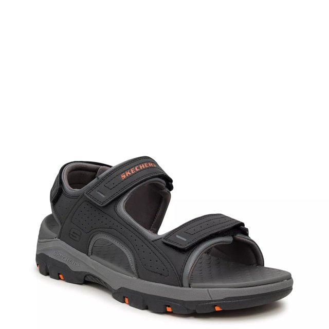 Skechers leather sandals sales