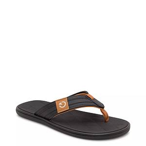 Buy Men Black Print Flip Flops Online - 746652