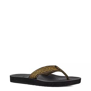 Buy Men Black Print Flip Flops Online - 746652