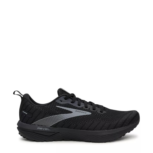 Mens black brooks running shoes store