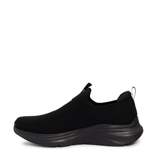Black slip on running shoes clearance