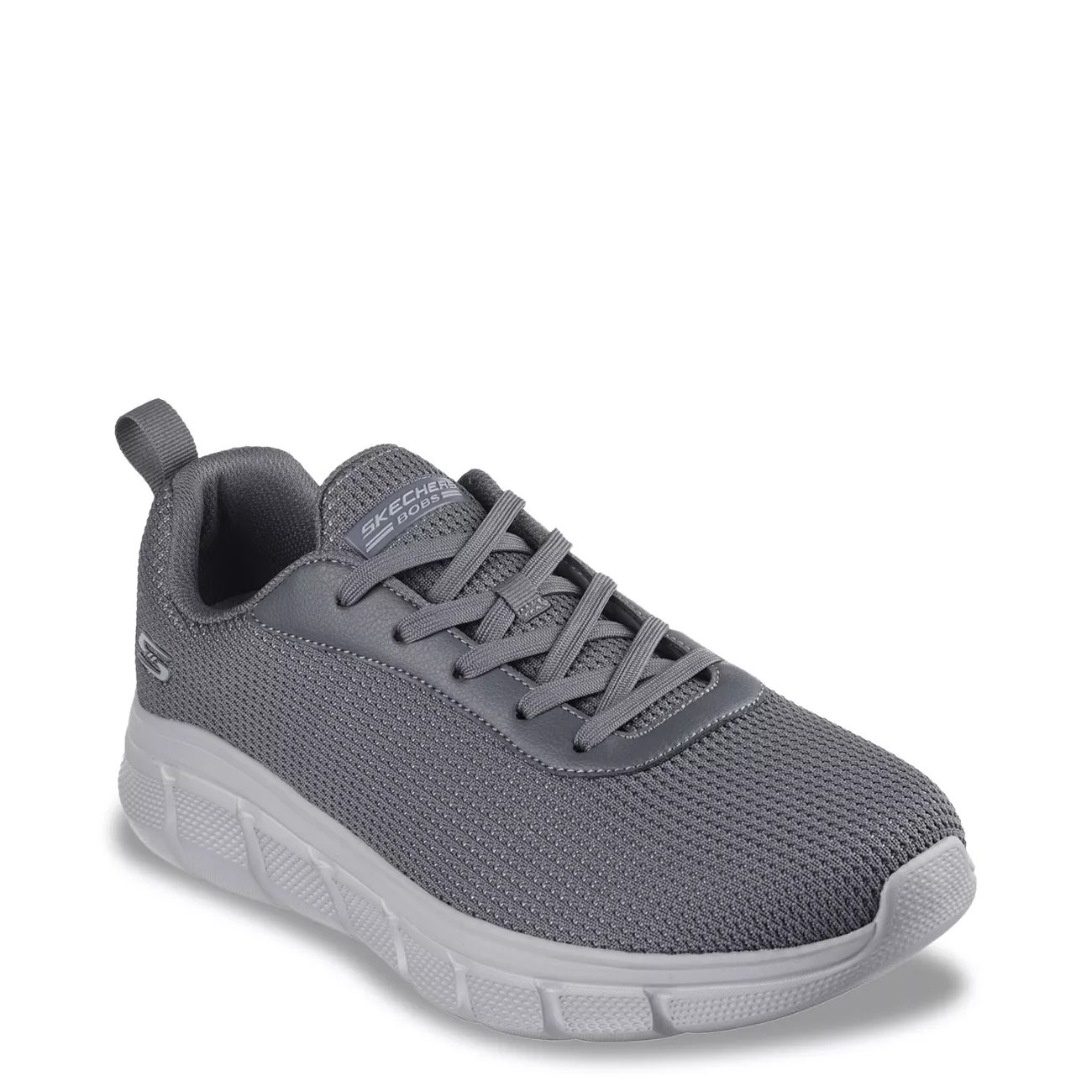 Skechers Men s BOBS Sport B Flex Cool Edge Sneaker in Gray Size 11.0 Vegan Medium Width Machine Washable