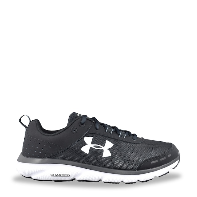 Black/White Under Armour mens Charged Assert 8 Running Shoe 7 US 