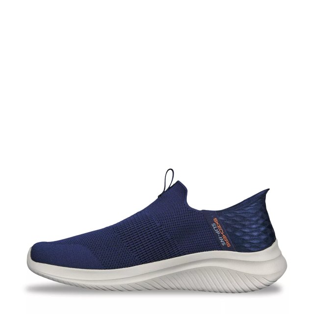 Skechers men's slip on shoes wide width best sale