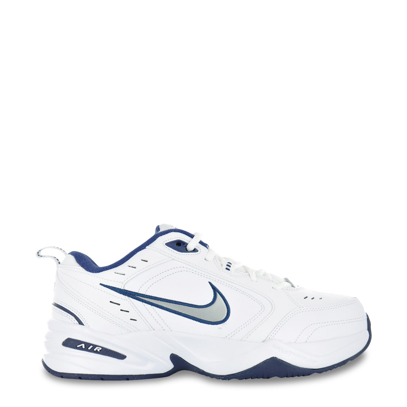 nike air monarch trainers in white