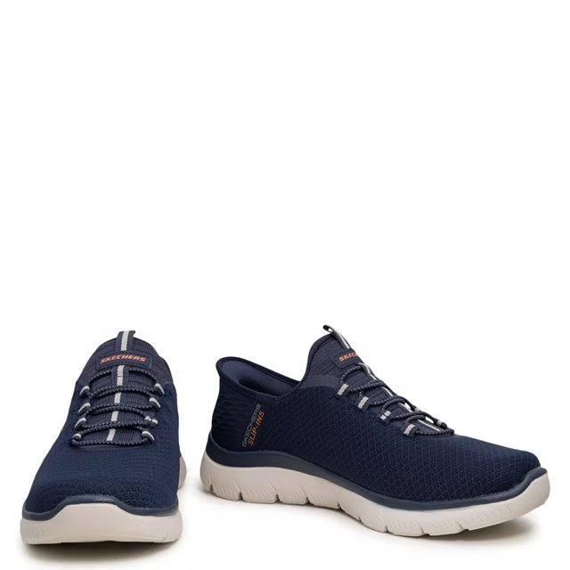 Skechers men's slip on shoes wide width online
