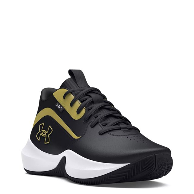 Under Armour Unisex Lockdown 7 Basketball Shoes Black 10 11.5
