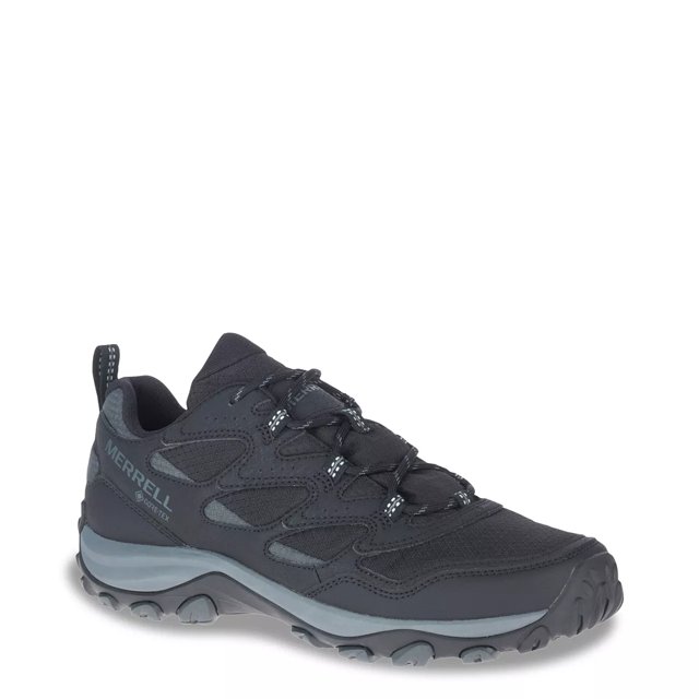 Merrell Men s West Rim Trail Hiking Sneaker in Black Size 8 Medium