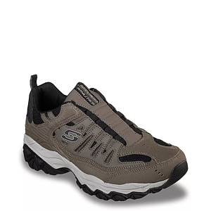 Skechers Men's Go Walk Outdoor-Athletic Slip-on Trail Hiking Shoes with Air  Cooled Memory Foam Sneaker 9 Brown