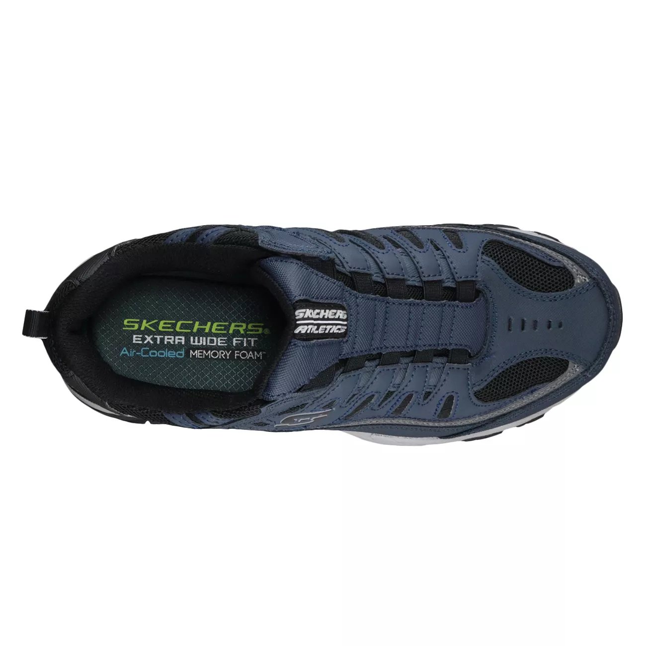 skechers extra wide air cooled memory foam