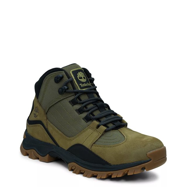 Timberland Mt. Maddsen Mid Lace Up Hiking Boots Men s 9 Olive Nubuck