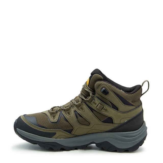 The North Face Men s Hedgehog Mid Waterproof Hiking Boot in Taupe Green Black Size 10.5 Medium