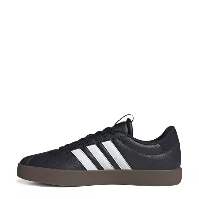 Adidas Men s Vl Court 3.0 Black White Leather Size 10